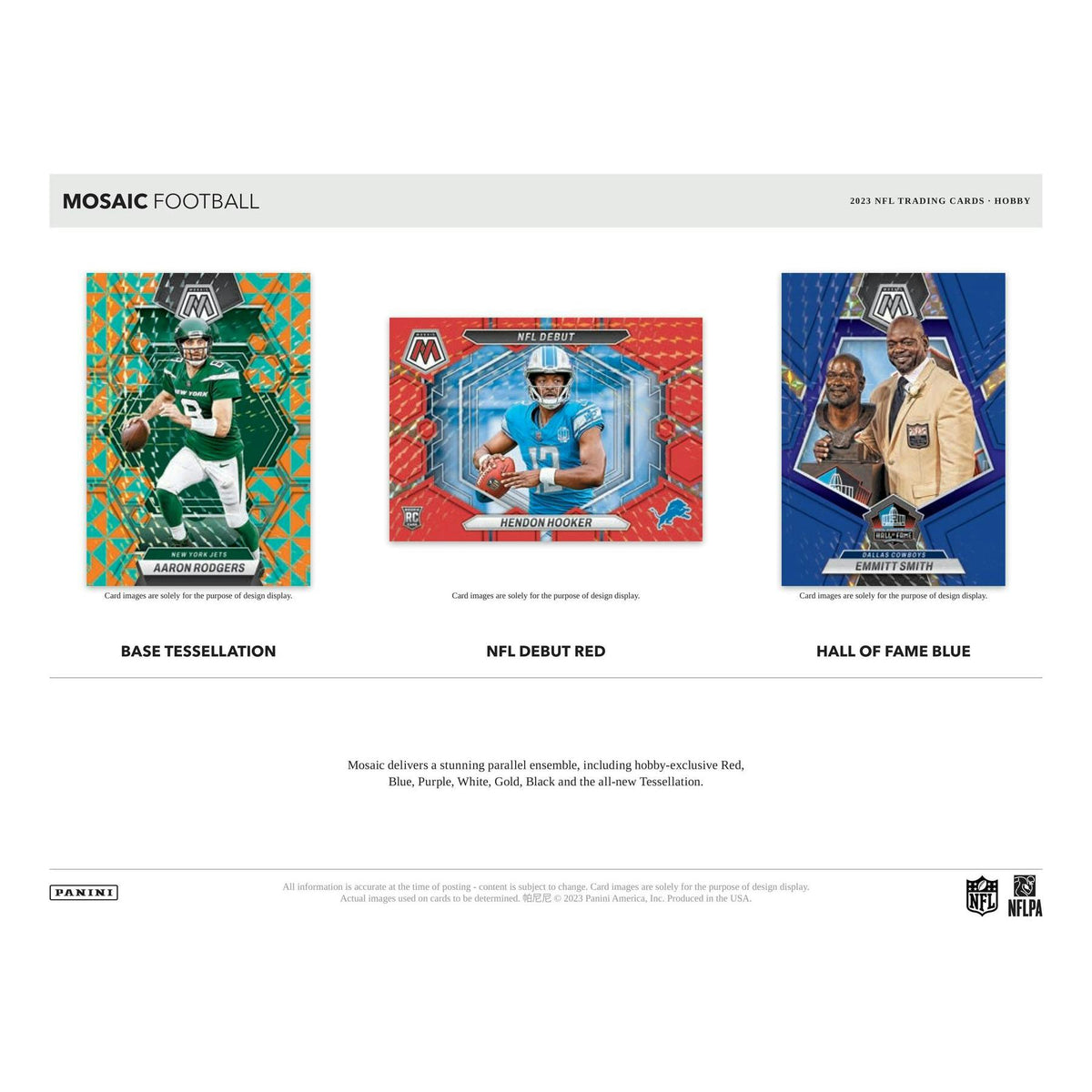 2023 Panini Mosaic Football 1st Off The Line FOTL Hobby Box