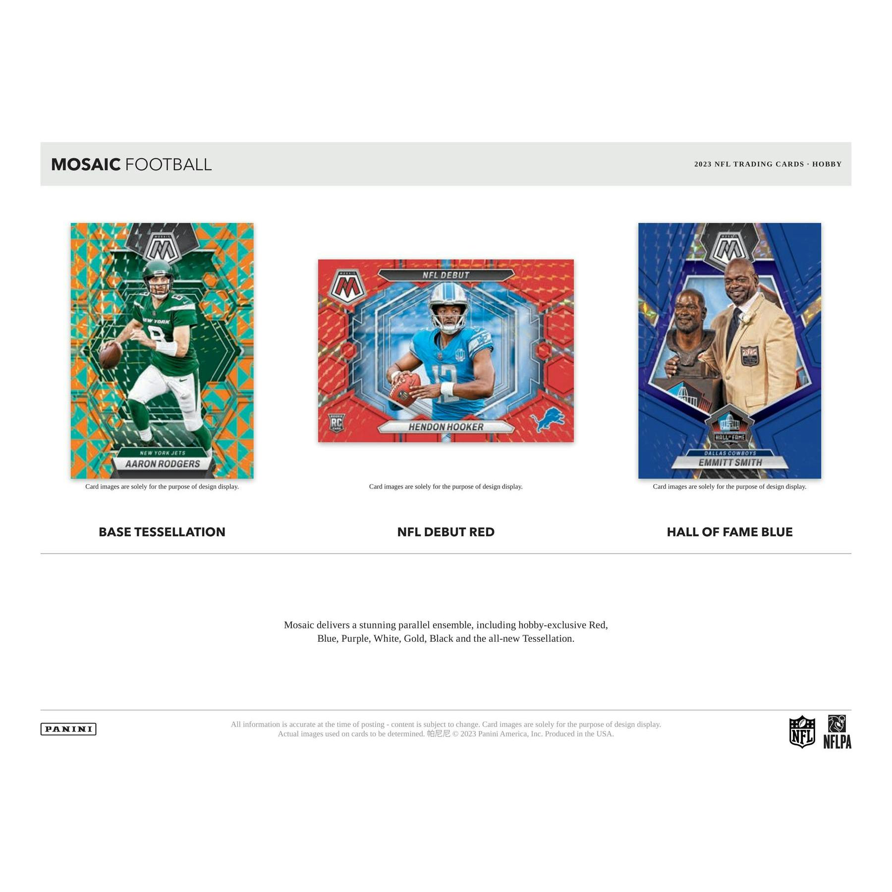 2023 Panini Mosaic Football Hobby Pack