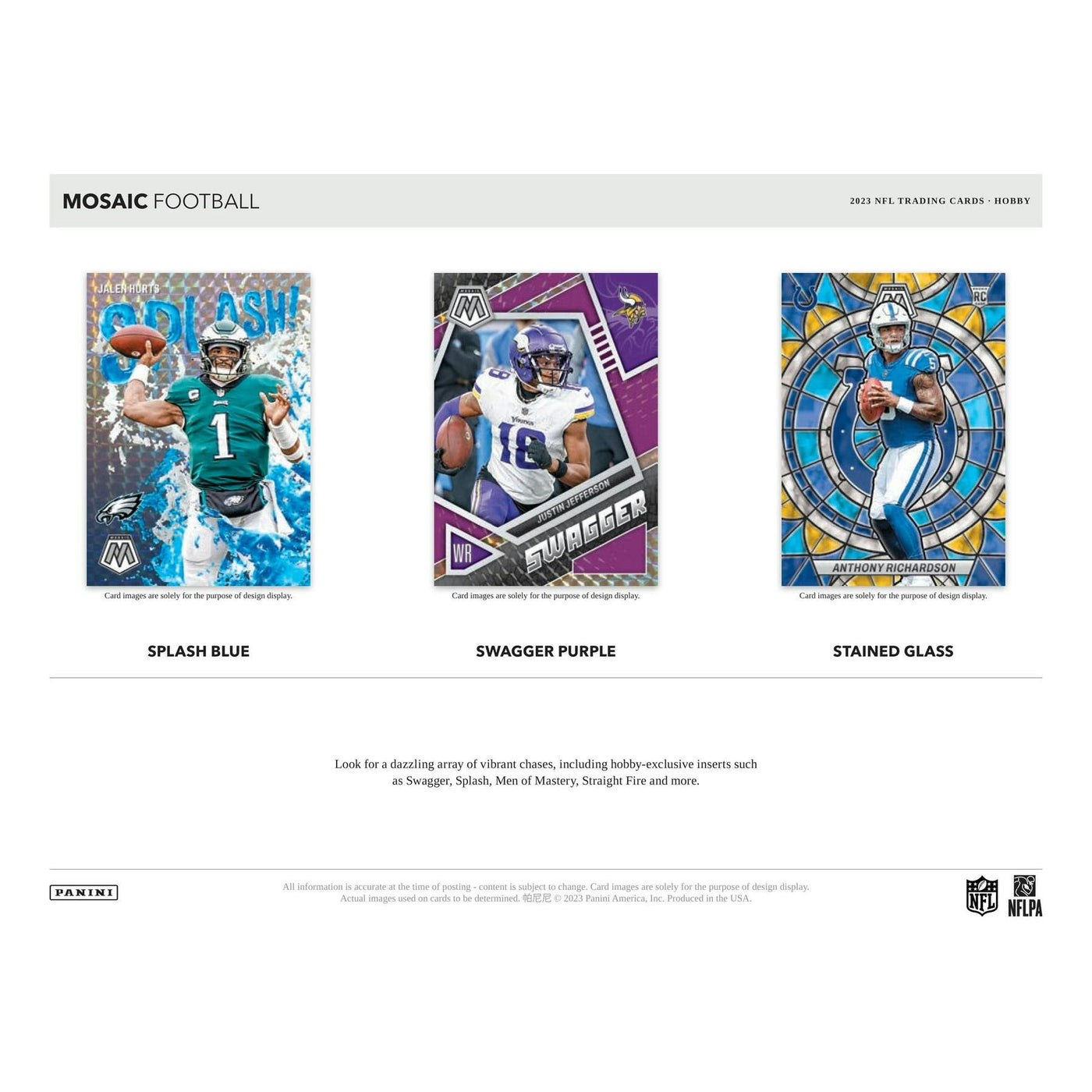 2023 Panini Mosaic Football 1st Off The Line FOTL Hobby Box