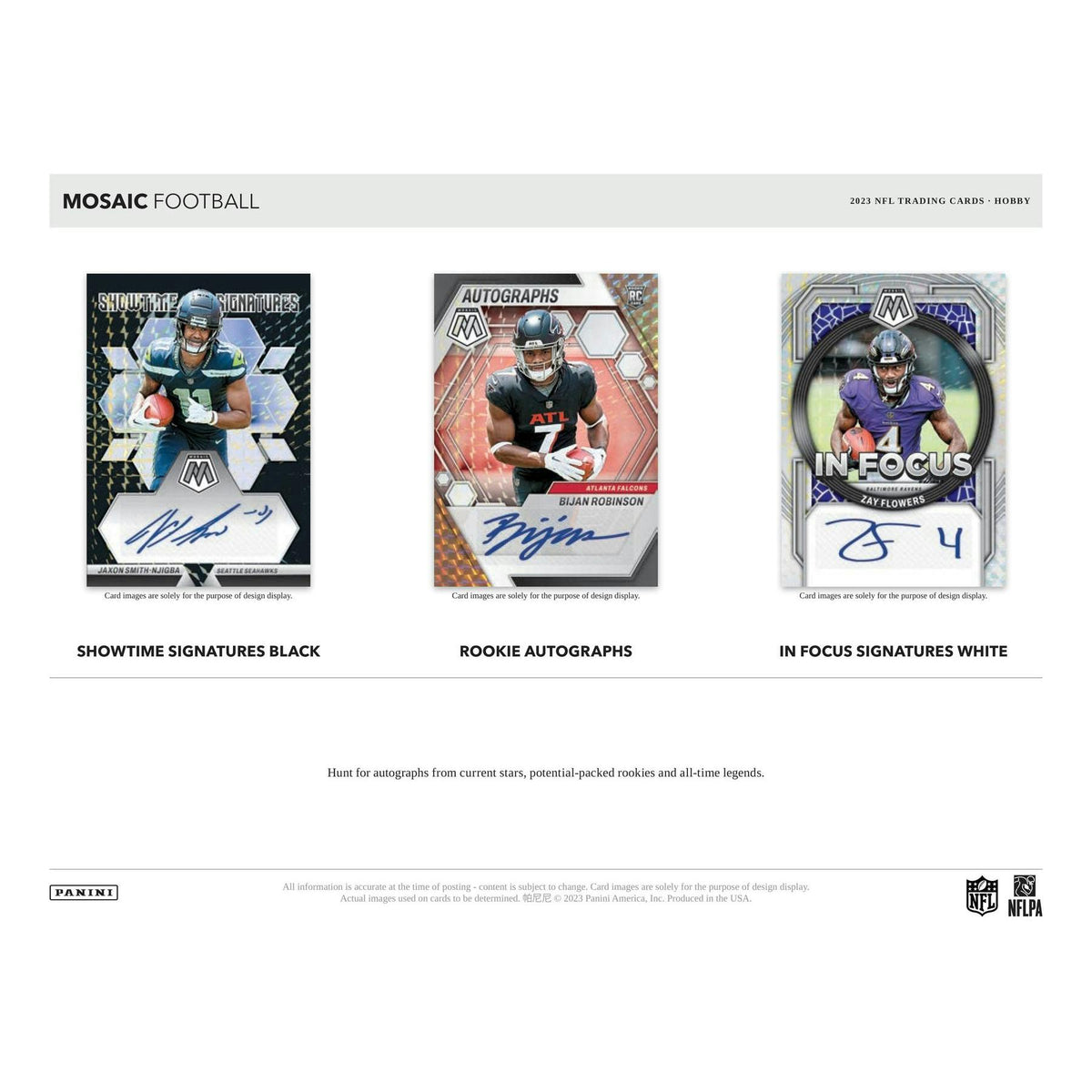 2023 Panini Mosaic Football 1st Off The Line FOTL Hobby Box