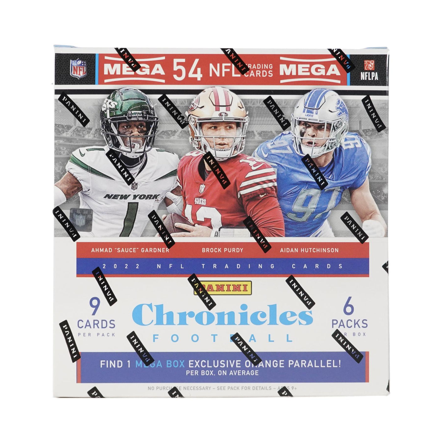 2022 Panini Chronicles Football Mega Hobby Box (Orange Parallels!)