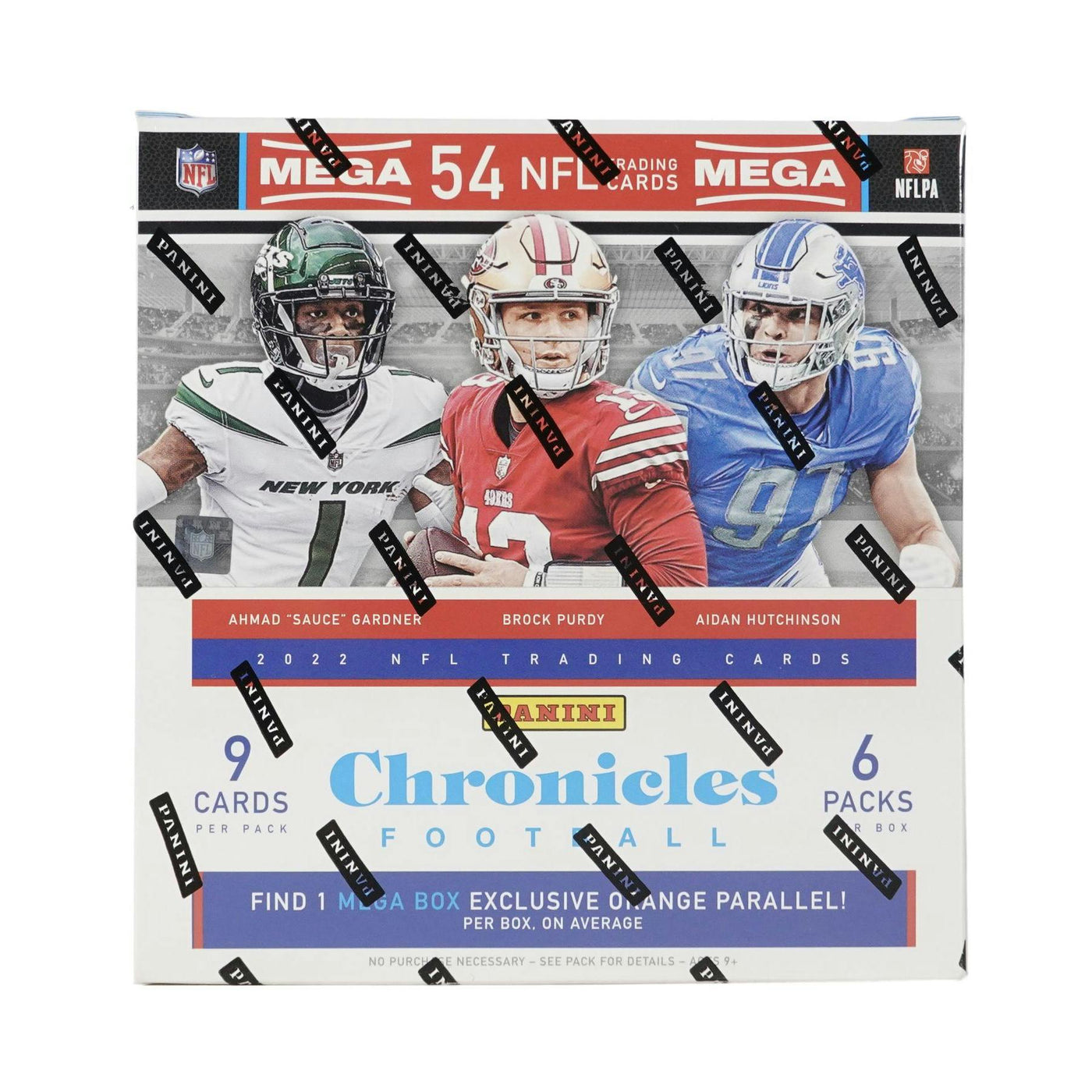 2022 Panini Chronicles Football Mega Hobby Box (Orange Parallels!)