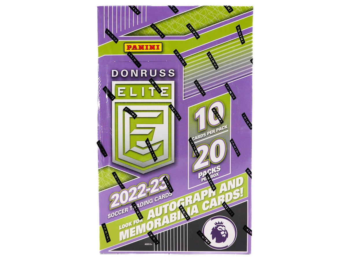 2022/23 Panini Donruss Elite Premier League EPL Soccer 20-Pack Retail Box