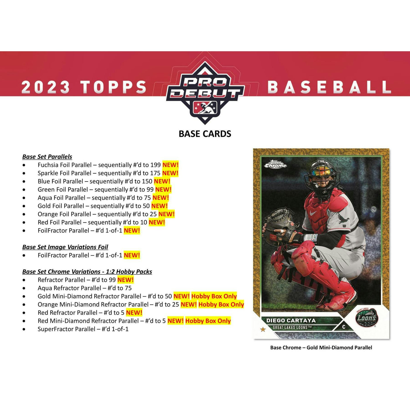 2023 Topps Pro Debut Baseball Hobby 12-Box Case