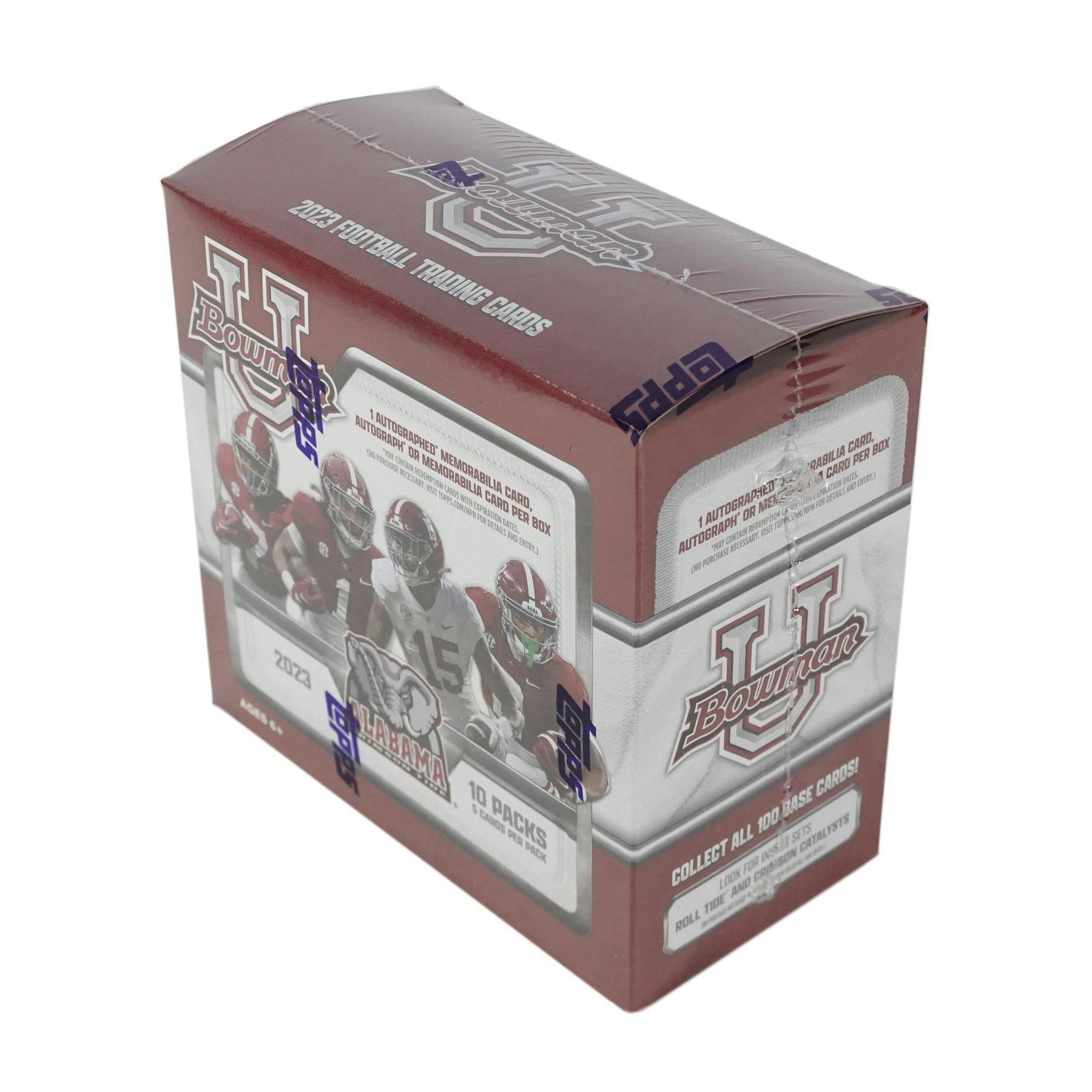 2023 Bowman University Alabama Football Hobby 20-Box Case
