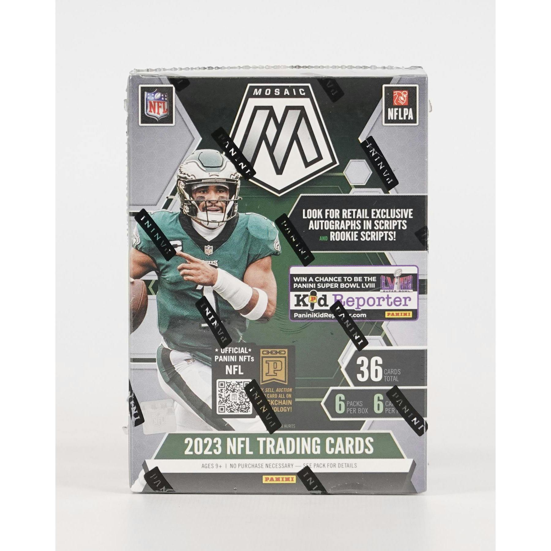 2023 Panini Mosaic Football Blaster Box (Orange Fluorescent Parallels!)