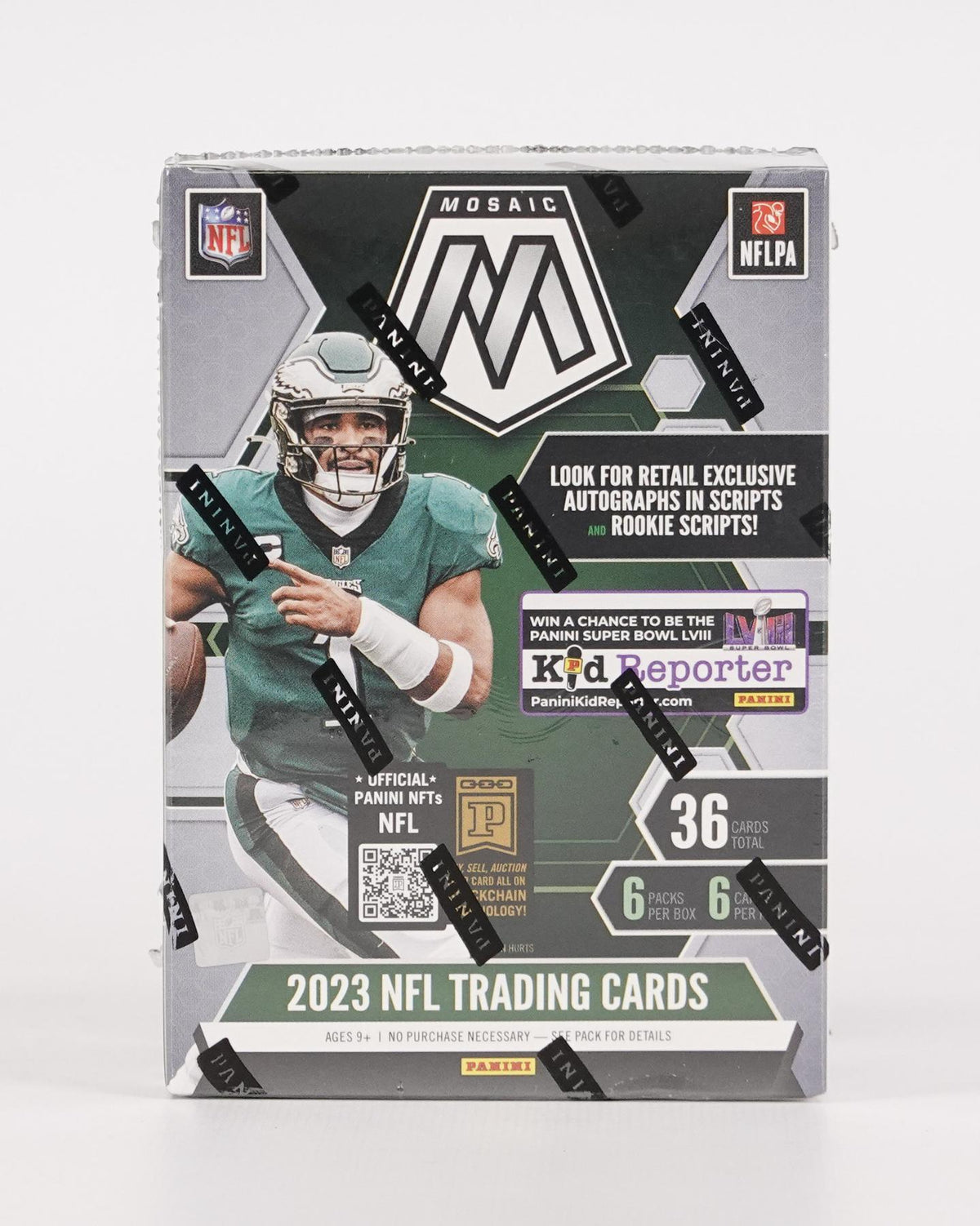 2023 Panini Mosaic Football Blaster Box (Orange Fluorescent Parallels) (Reed Buy)
