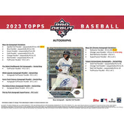 2023 Topps Pro Debut Baseball Hobby Jumbo 8-Box Case