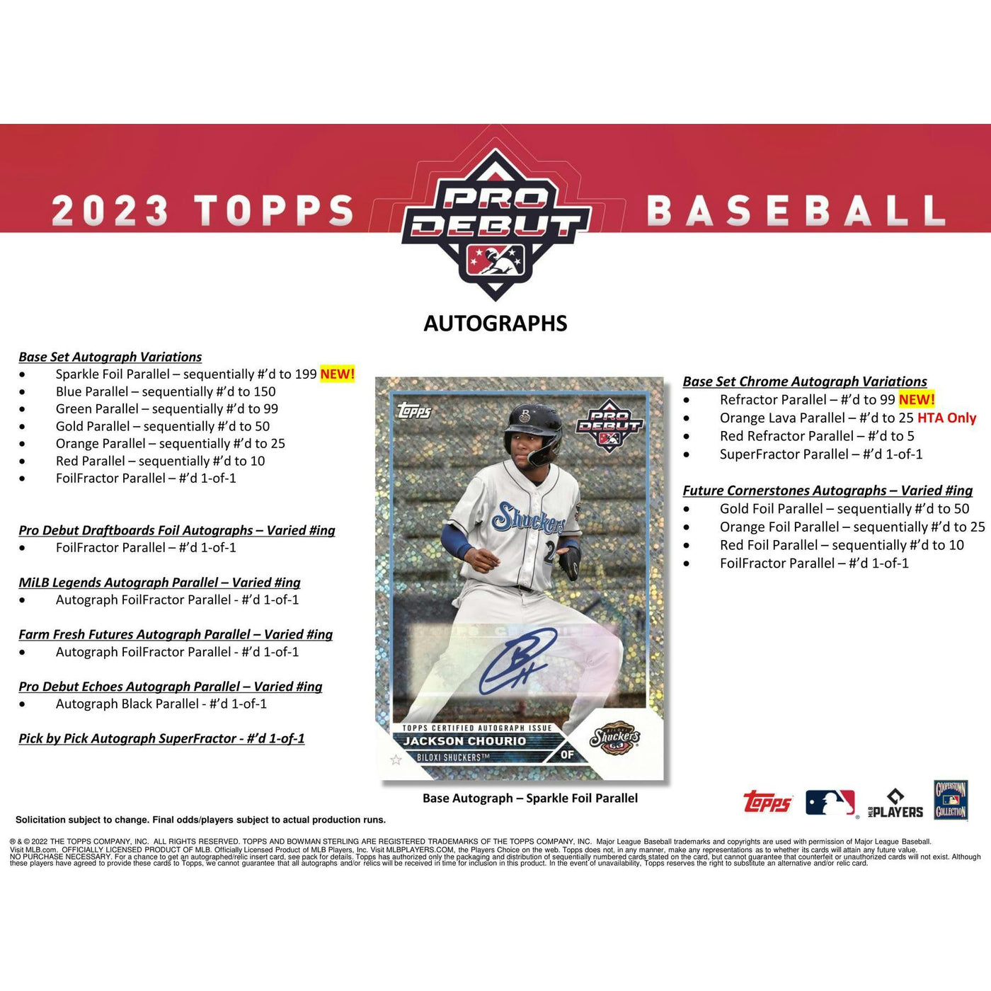 2023 Topps Pro Debut Baseball Hobby Jumbo Box