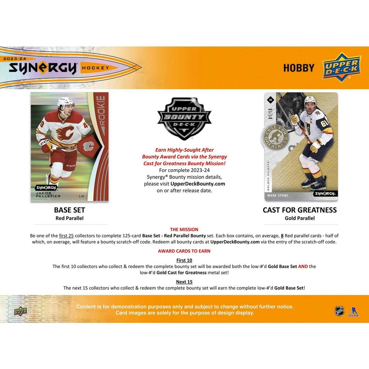 2023/24 Upper Deck Synergy Hockey Hobby 16-Box Case