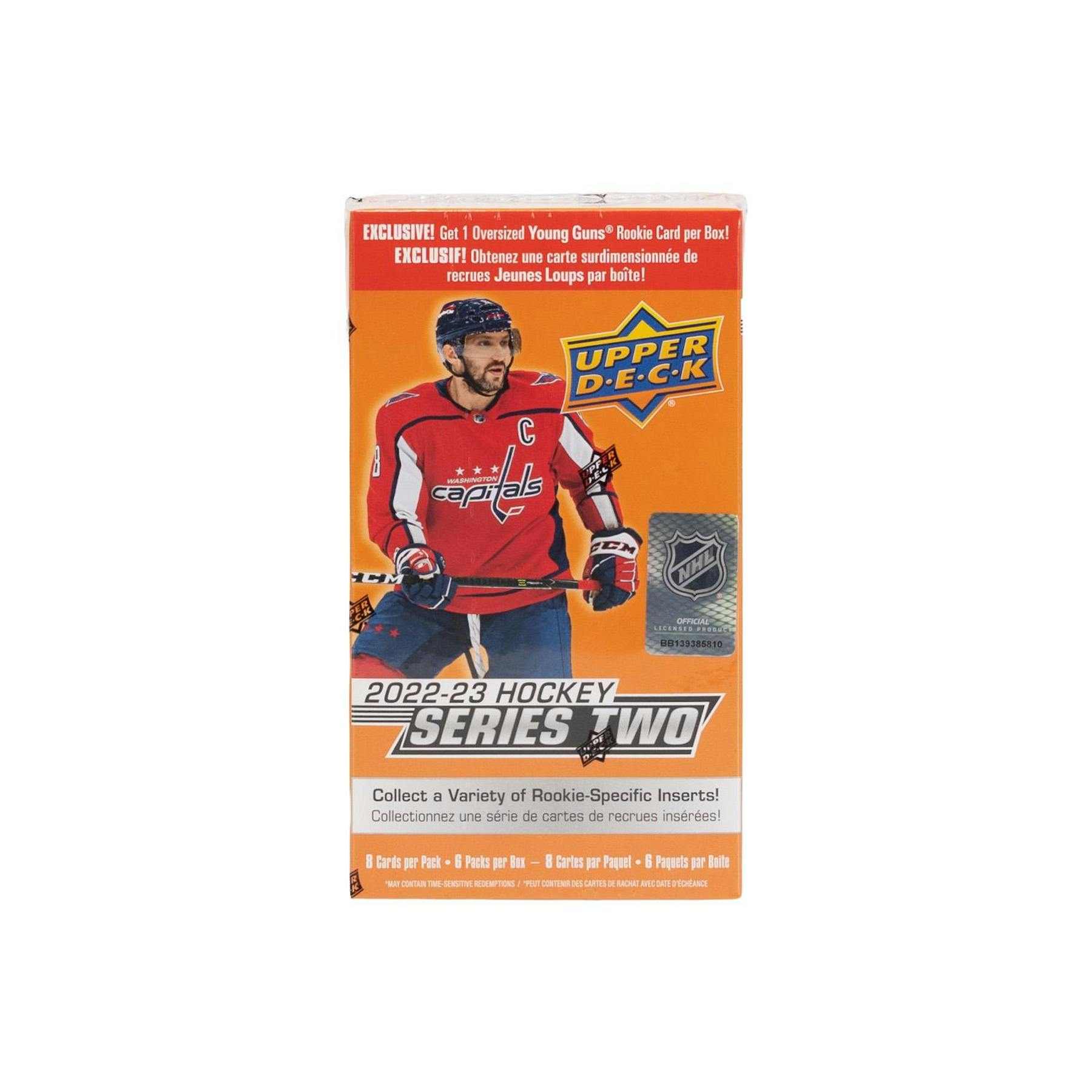 2022/23 Upper Deck Series 2 Hockey Blaster 20-Box Case (Oversized Young Guns!)