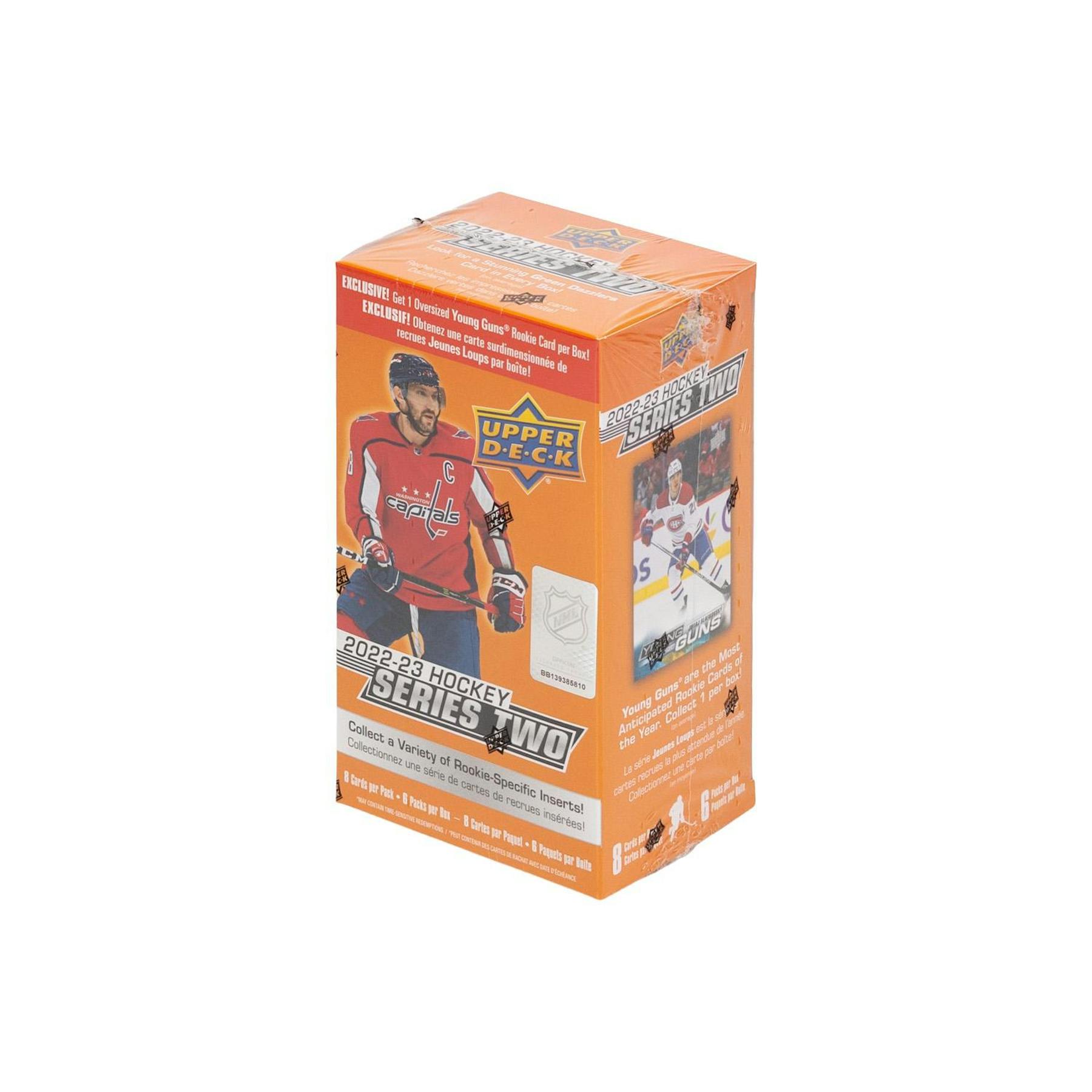 2022/23 Upper Deck Series 2 Hockey Blaster 20-Box Case (Oversized Young Guns!)
