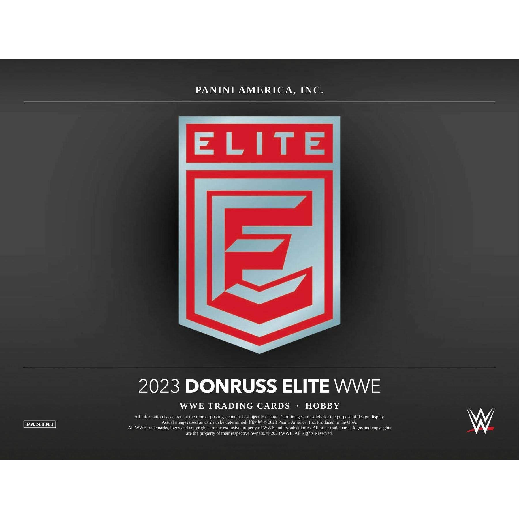 2023 Panini Donruss Elite WWE Wrestling Hobby 12-Box Case