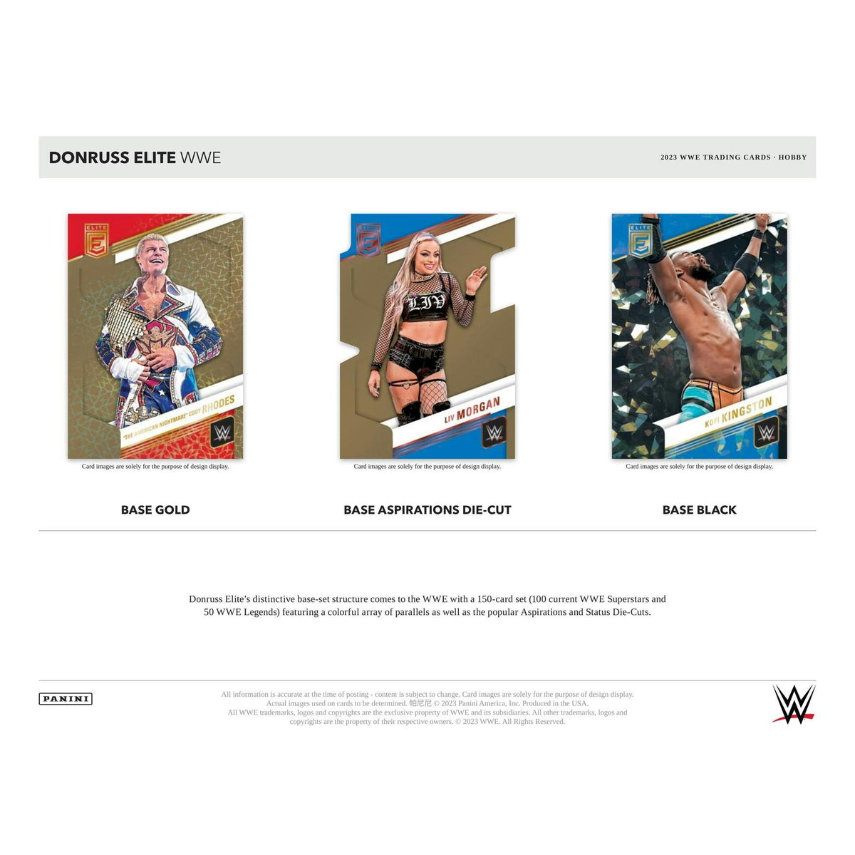 2023 Panini Donruss Elite WWE Wrestling Hobby 12-Box Case