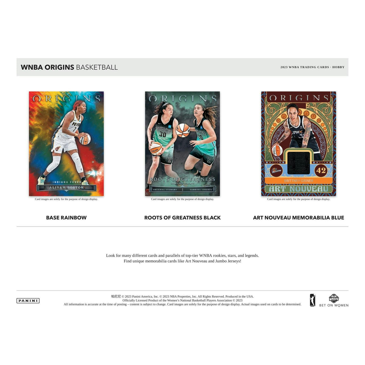 2023 Panini WNBA Origins Basketball Hobby Box