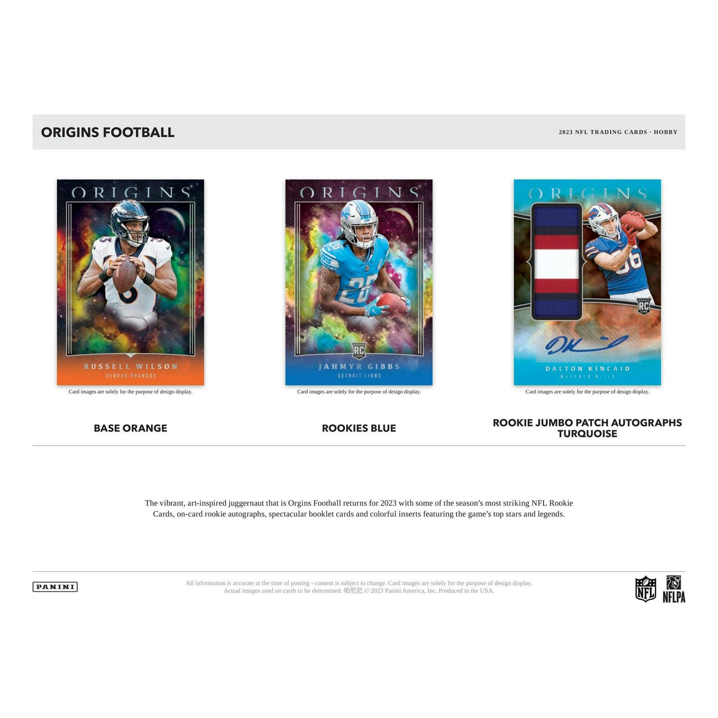 2023 Panini Origins Football Hobby Box