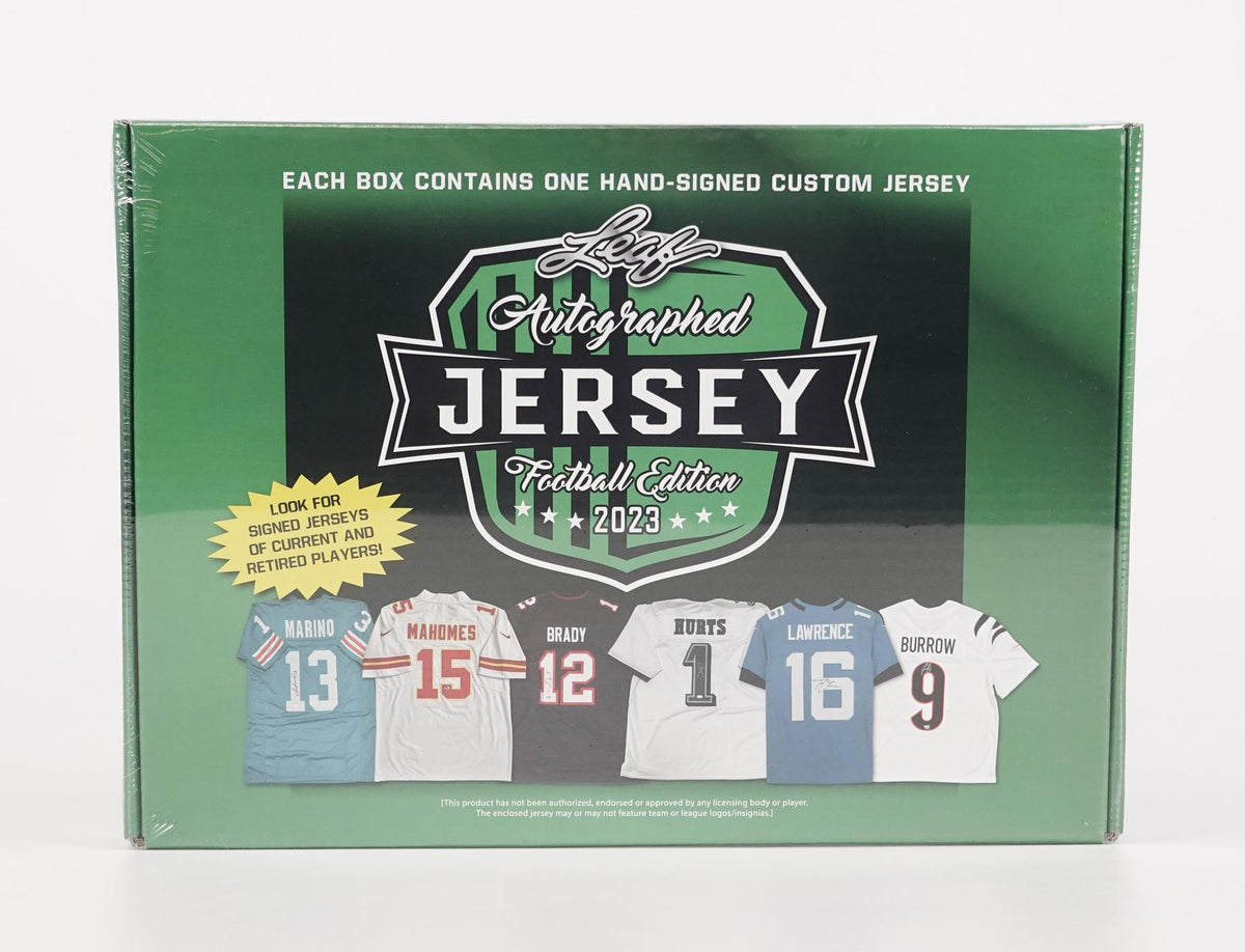 2023 Leaf Autographed Football Jersey Edition Hobby Box (Reed Buy)