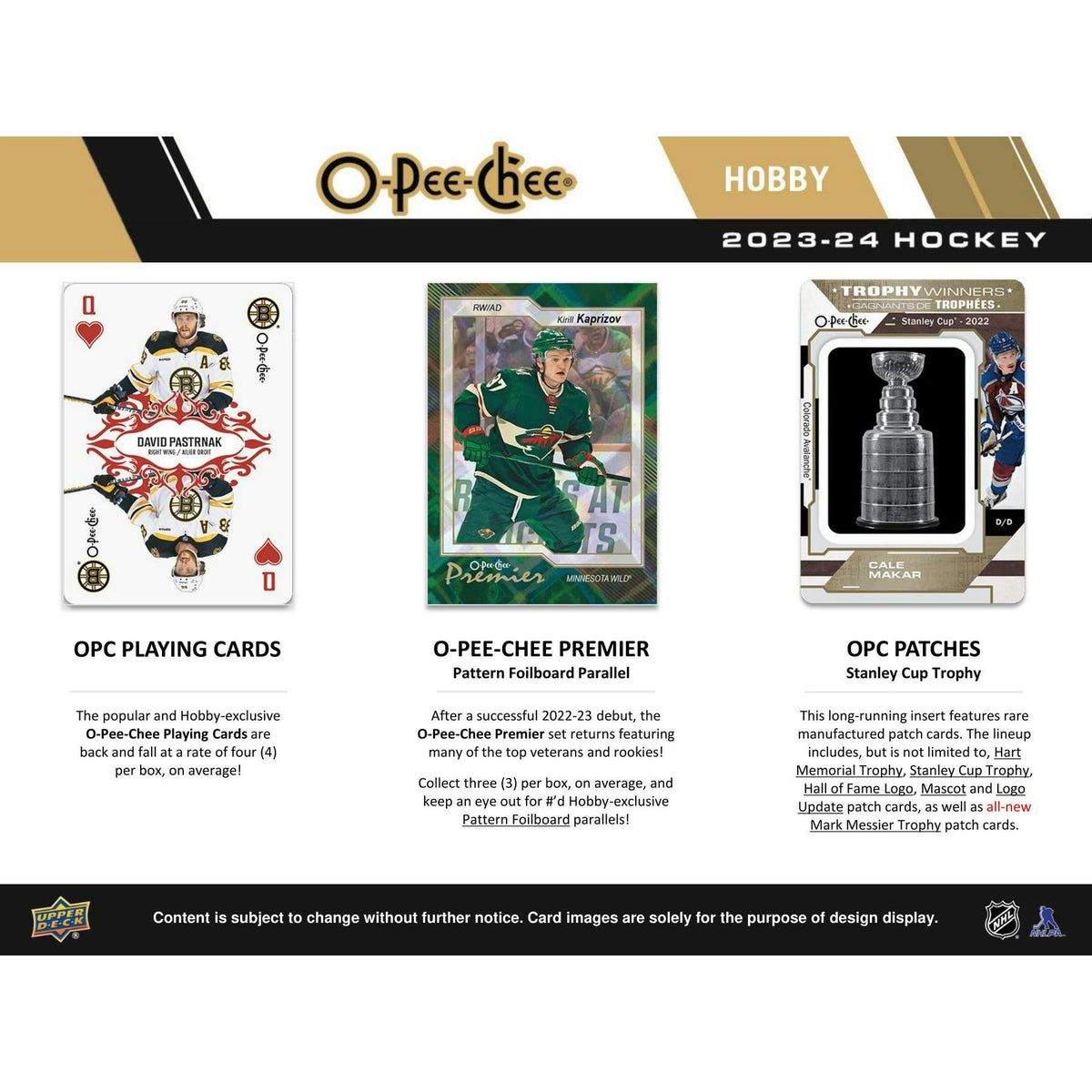 2023/24 Upper Deck O-Pee-Chee Hockey Hobby Box (Reed Buy)