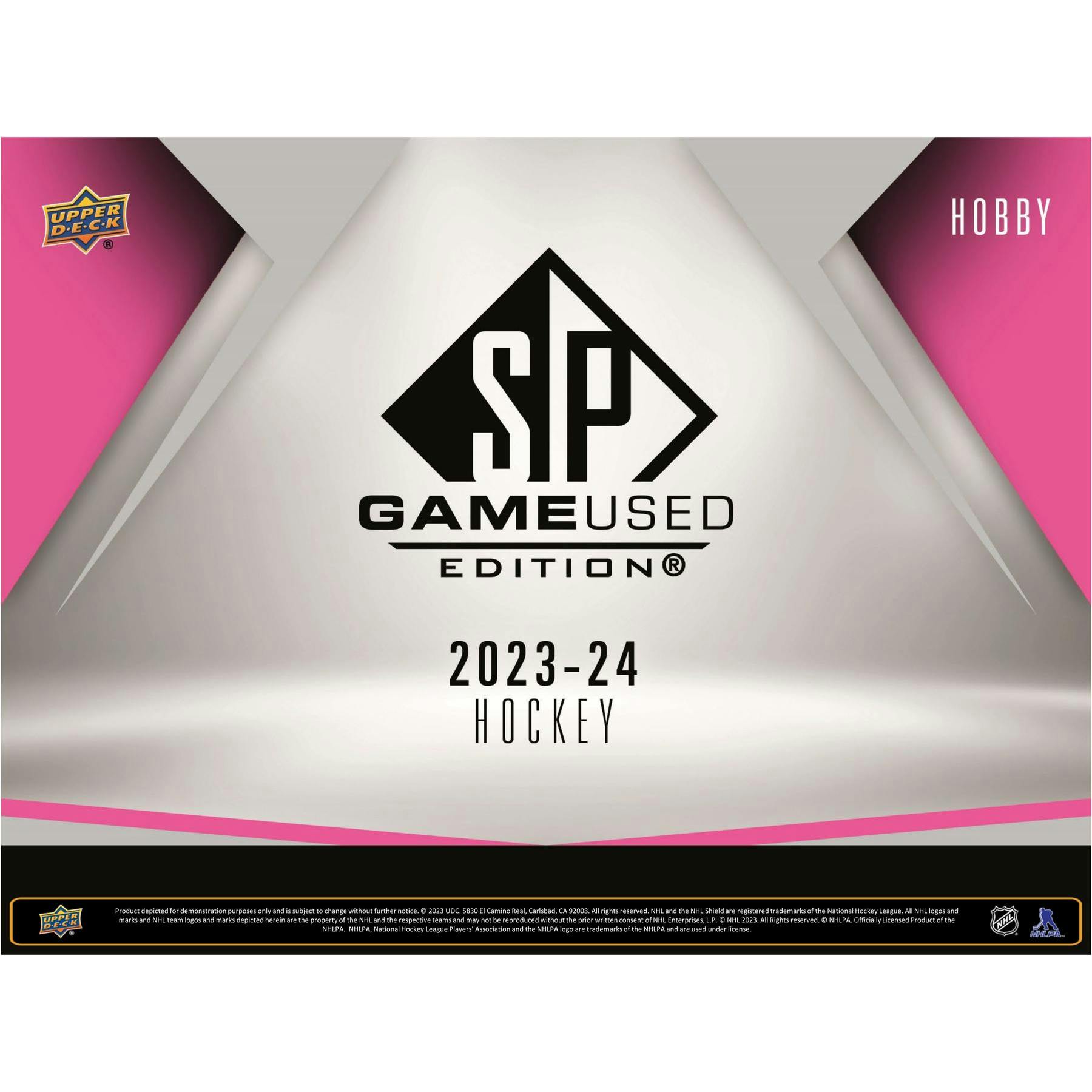 2023/24 Upper Deck SP Game Used Hockey Hobby 18-Box Case