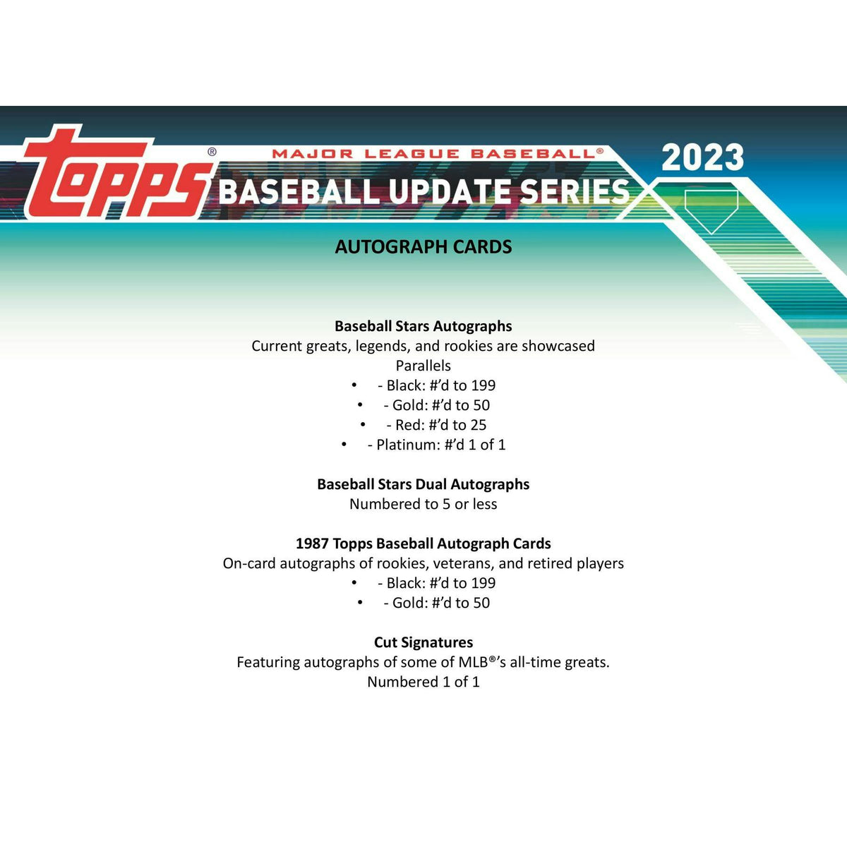 2023 Topps Update Series Baseball Hanger Box