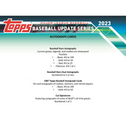 2023 Topps Update Series Baseball Hanger Box