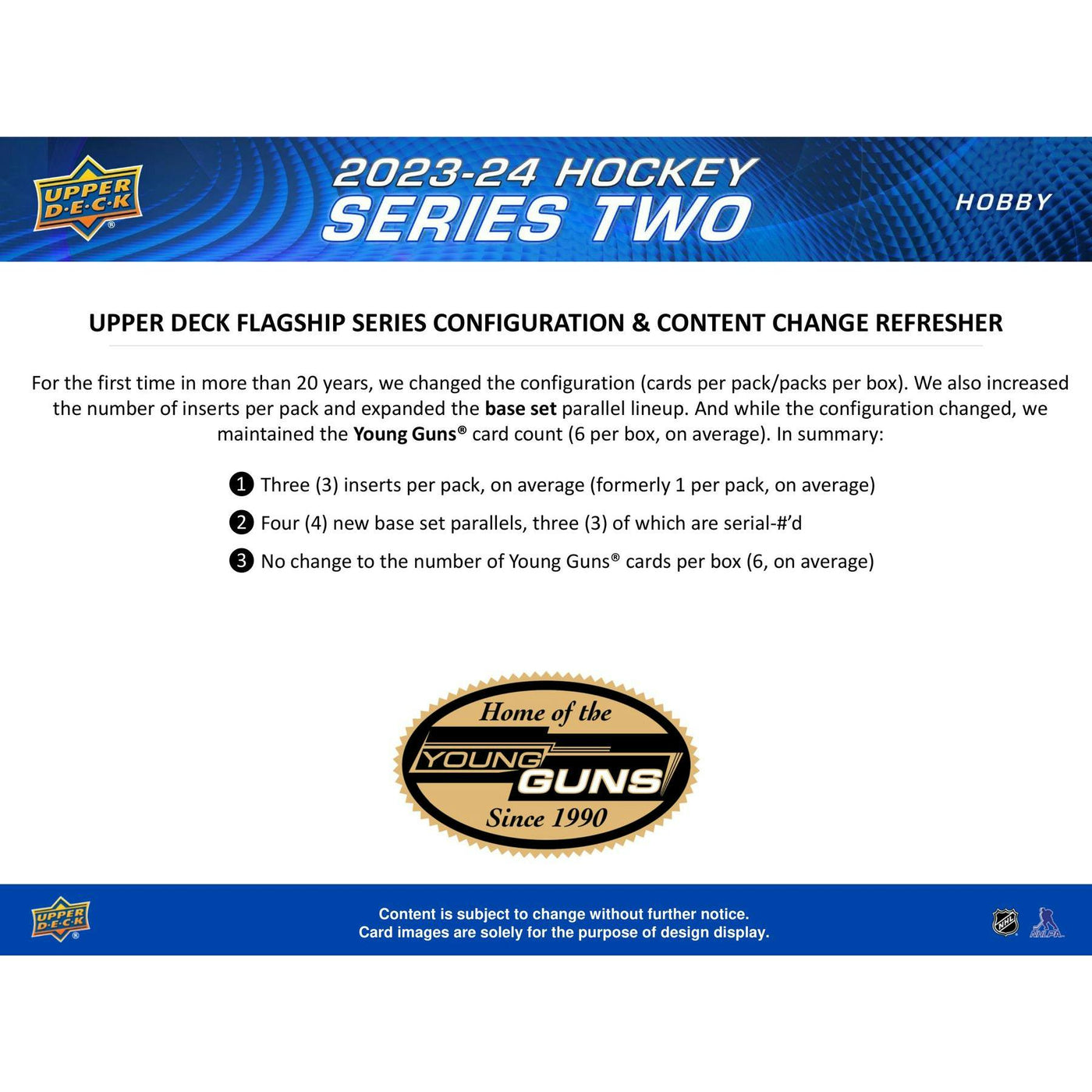 2023/24 Upper Deck Series 2 Hockey Hobby 12-Box Case