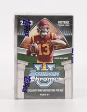 2023 Bowman University Chrome Football Blaster Box