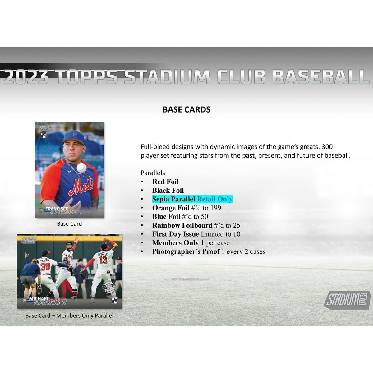 2023 Topps Stadium Club Baseball Blaster Box