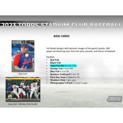 2023 Topps Stadium Club Baseball Blaster Box