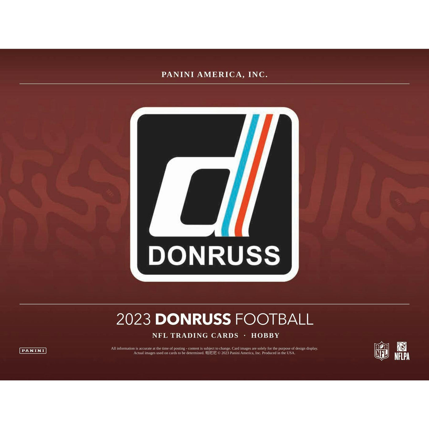 2023 Panini Donruss Football Hobby 18-Box Case