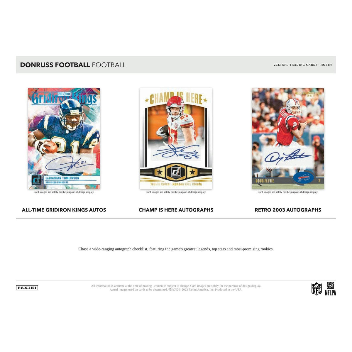 2023 Panini Donruss Football Hobby 18-Box Case