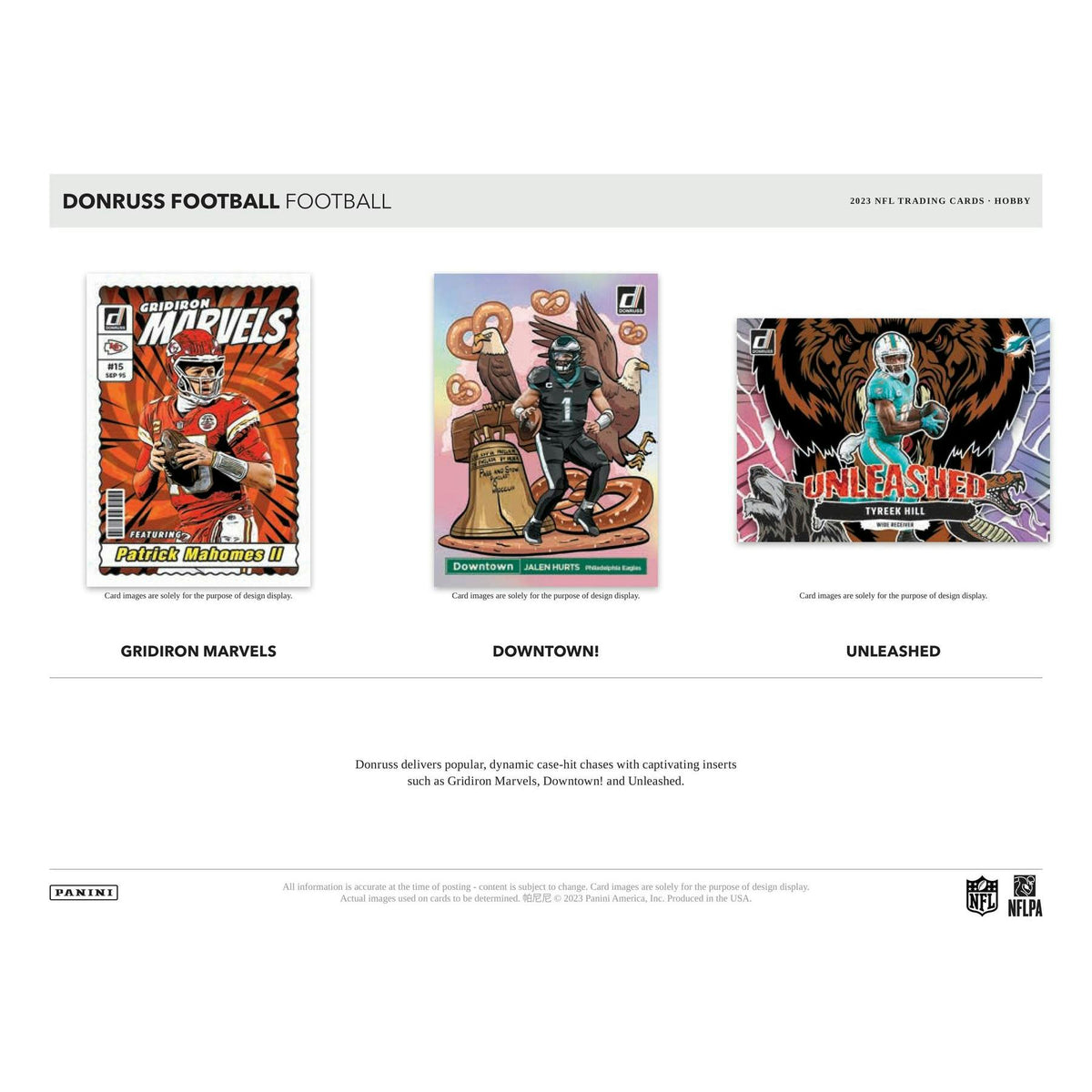 2023 Panini Donruss Football Hobby 18-Box Case