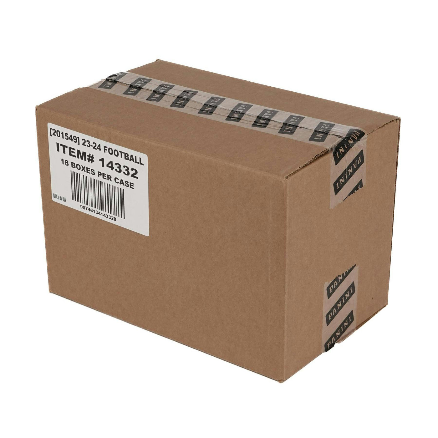 2023 Panini Donruss Football Hobby 18-Box Case