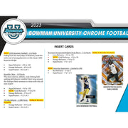 2023 Bowman University Chrome Football Hobby Box