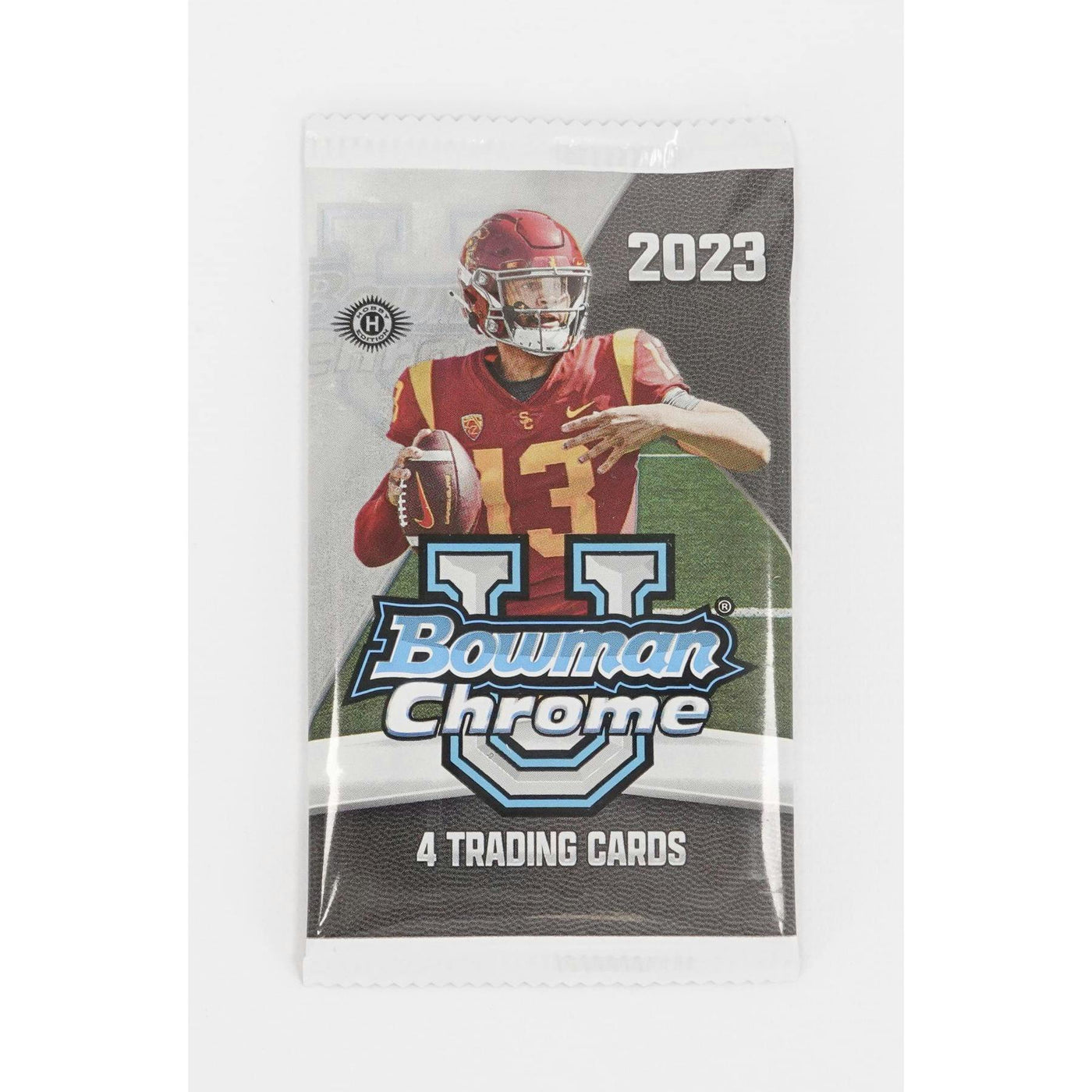 2023 Bowman University Chrome Football Hobby 12-Box Case