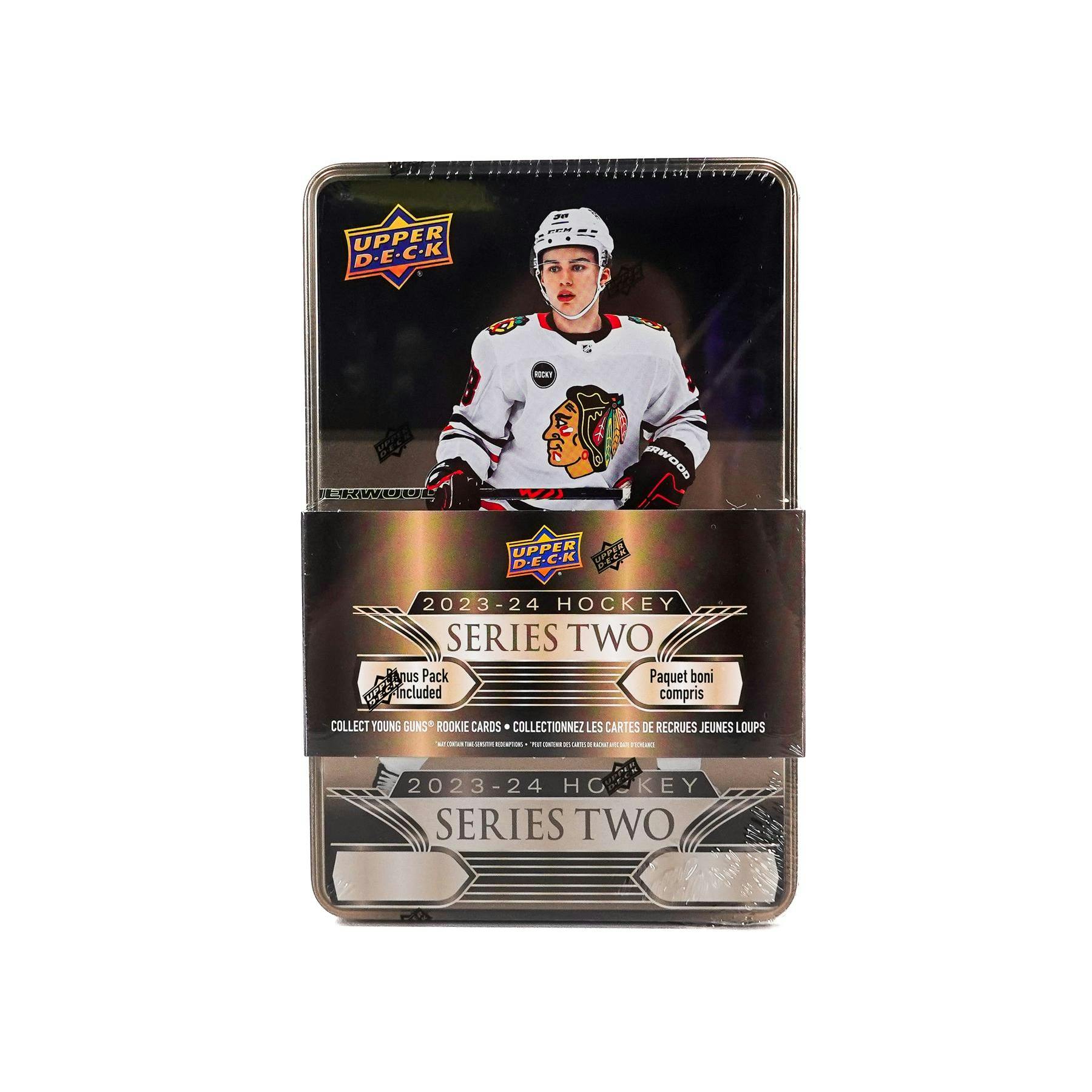2023/24 Upper Deck Series 2 Hockey Tin (Box) Case (12 ct)