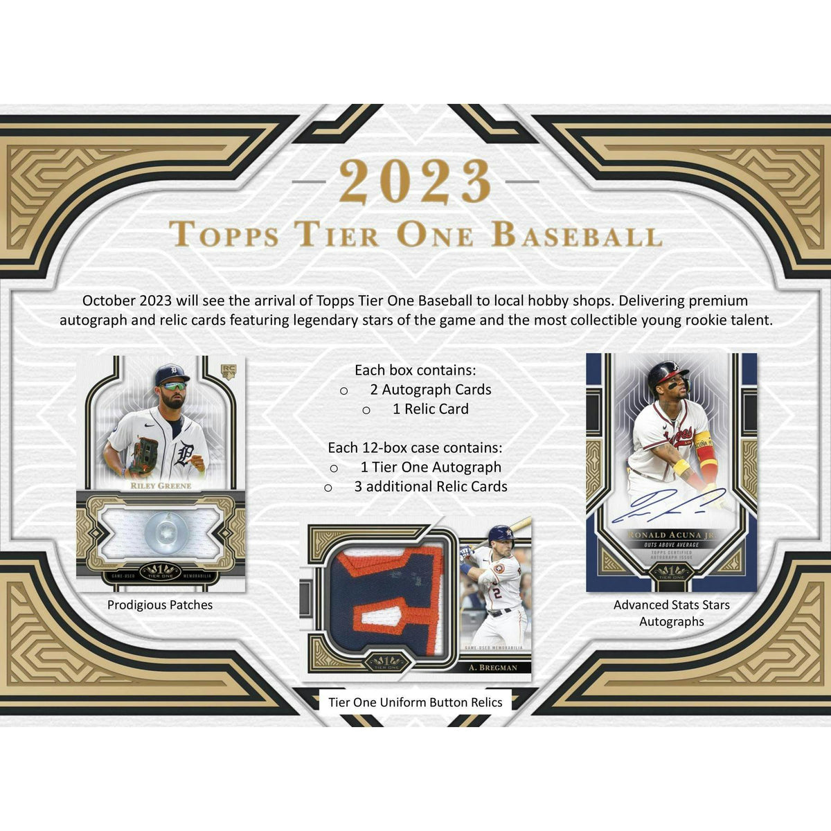 2023 Topps Tier One Baseball Hobby Box
