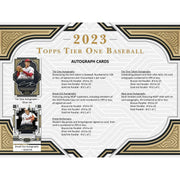 2023 Topps Tier One Baseball Hobby Box