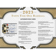 2023 Topps Tier One Baseball Hobby 12-Box Case