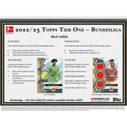 2022/23 Topps Tier One Bundesliga Soccer Hobby Box