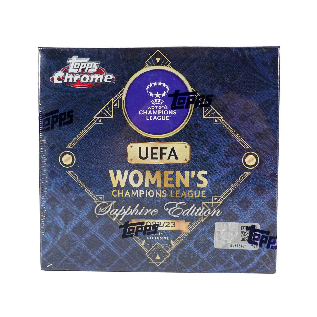 2022/23 Topps Chrome UEFA Women's Champions League Sapphire Edition Soccer Hobby Box