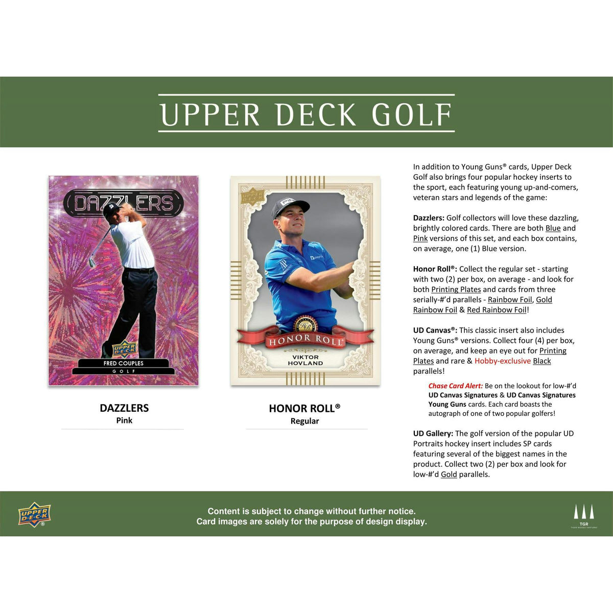 2024 Upper Deck Golf Hobby Pack