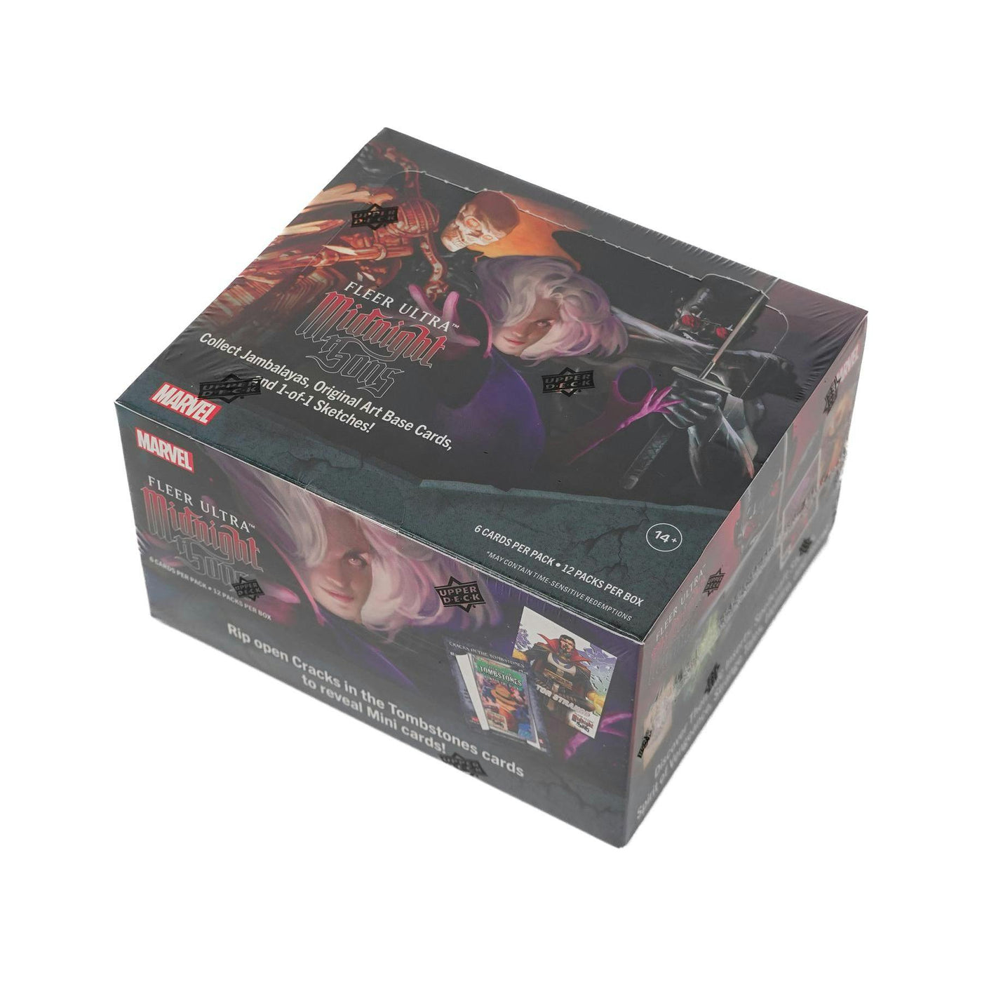 2023 Upper Deck Marvel Fleer Ultra Midnight Sons Trading Cards Hobby 12-Box Case