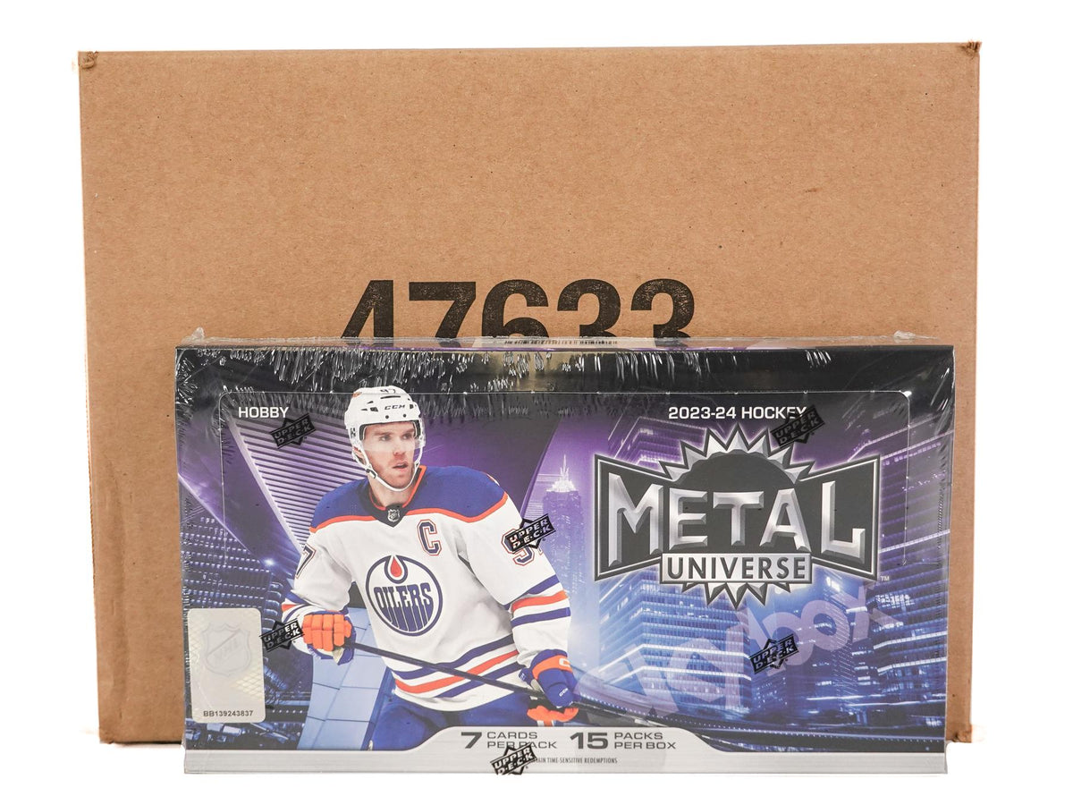 2023/24 Upper Deck Skybox Metal Universe Hockey Hobby 16-Box Case