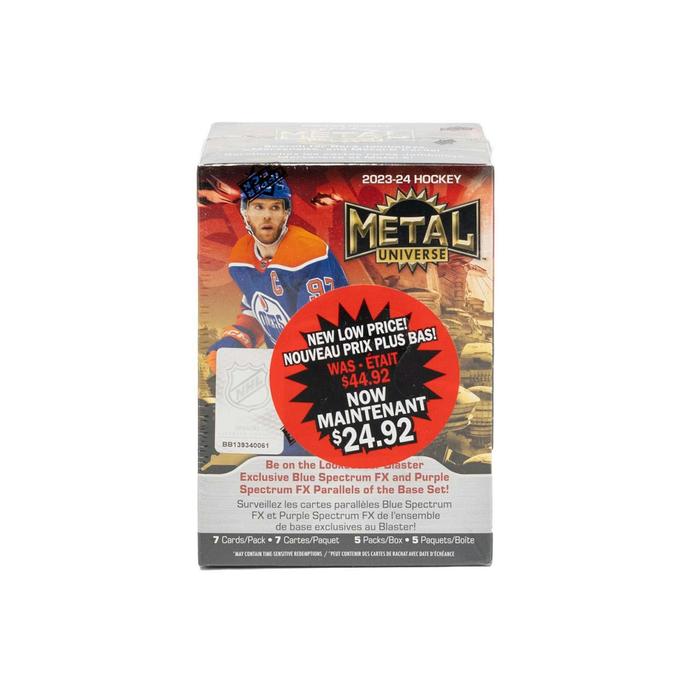 2023/24 Upper Deck Skybox Metal Universe Hockey Blaster Box