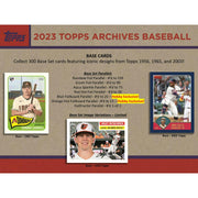 2023 Topps Archives Baseball Hobby 10-Box Case