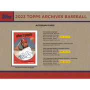 2023 Topps Archives Baseball Hobby 10-Box Case