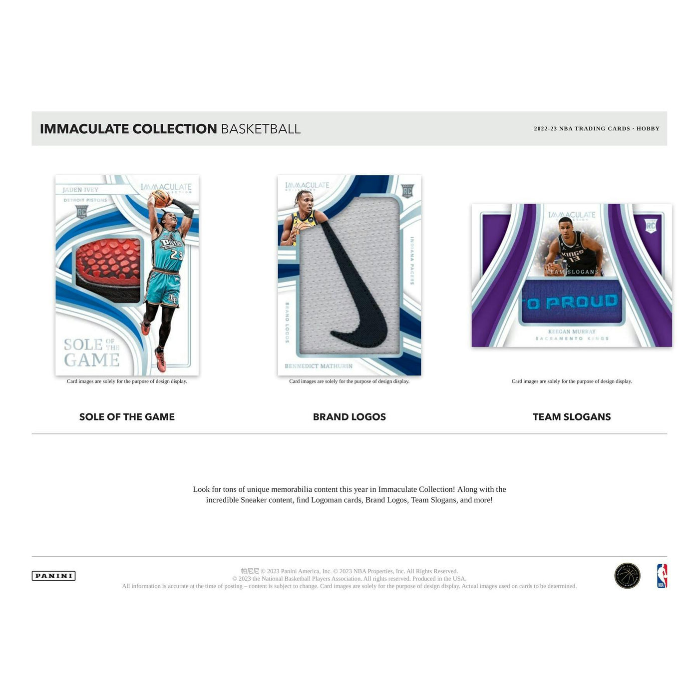2022/23 Panini Immaculate Basketball Hobby Box