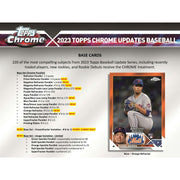 2023 Topps Chrome Update Series Baseball Hobby Jumbo Box