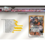 2023 Topps Chrome Update Series Baseball Hobby Jumbo Box